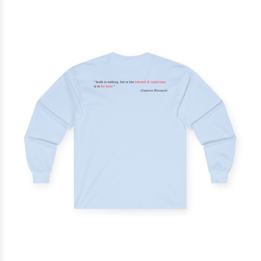 Motivational Long Sleeve Tee - Unisex Ultra Cotton with Inspirational Quote